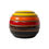 Thumbnail: Aldo Londi Bitossi Multicolore Vase, Ceramic, Stripes, Signed