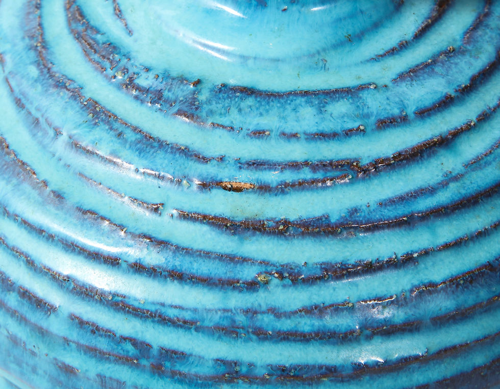 Thumbnail: Bitossi for Rosenthal Netter Vase, Ceramic, Blue Brown Pietra