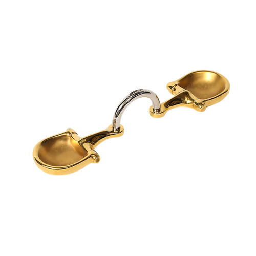 Gucci Horsebit Double Catchall, Brass, Gold Leaf, Nickel, Signed