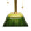 Thumbnail: Marcello Fantoni Lamp, Ceramic, Green, Yellow, Earth Tones, Signed