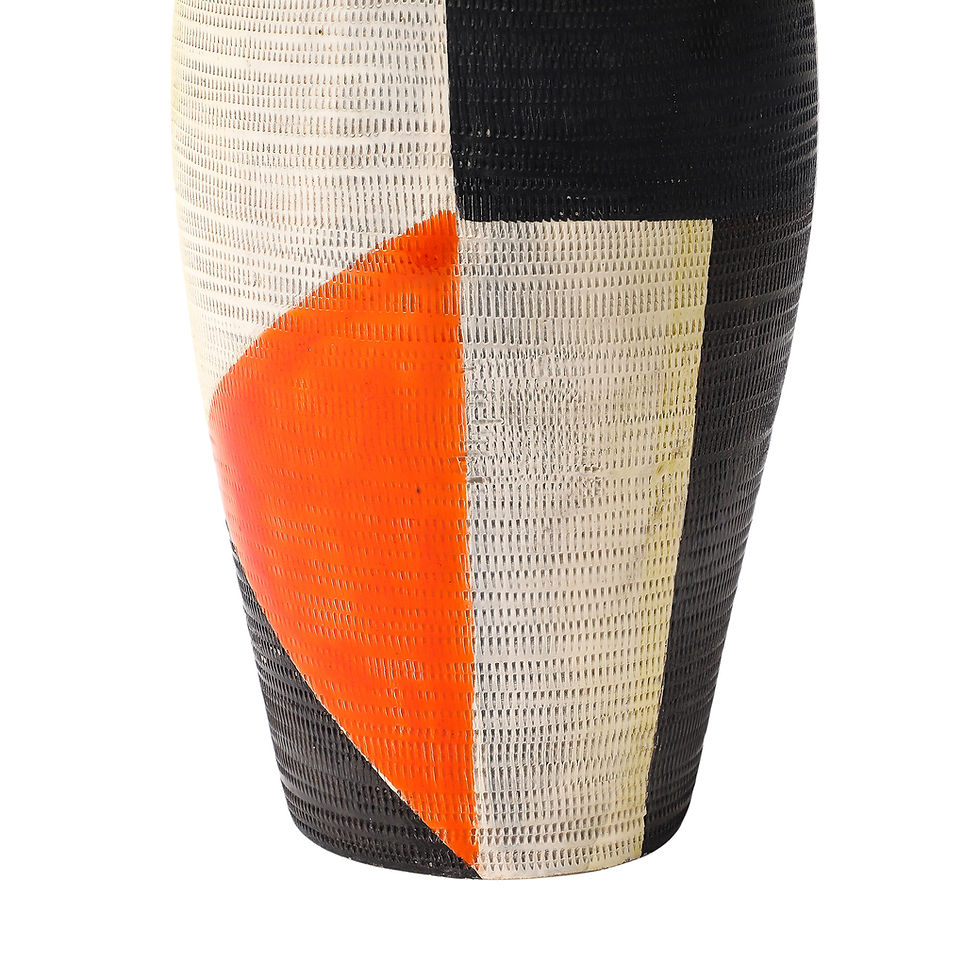 Thumbnail: 1950s Aldo Londi for Bitossi Raymor Tall Ceramic Vase, Signed