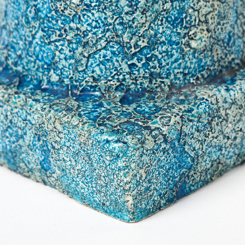 Thumbnail: Aldo Londi Bitossi Kwan Yin Buddha, Ceramic, Cinese Blue