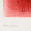 Thumbnail: Red Echo by Adja Yunkers, Abstract Lithograph, Signed