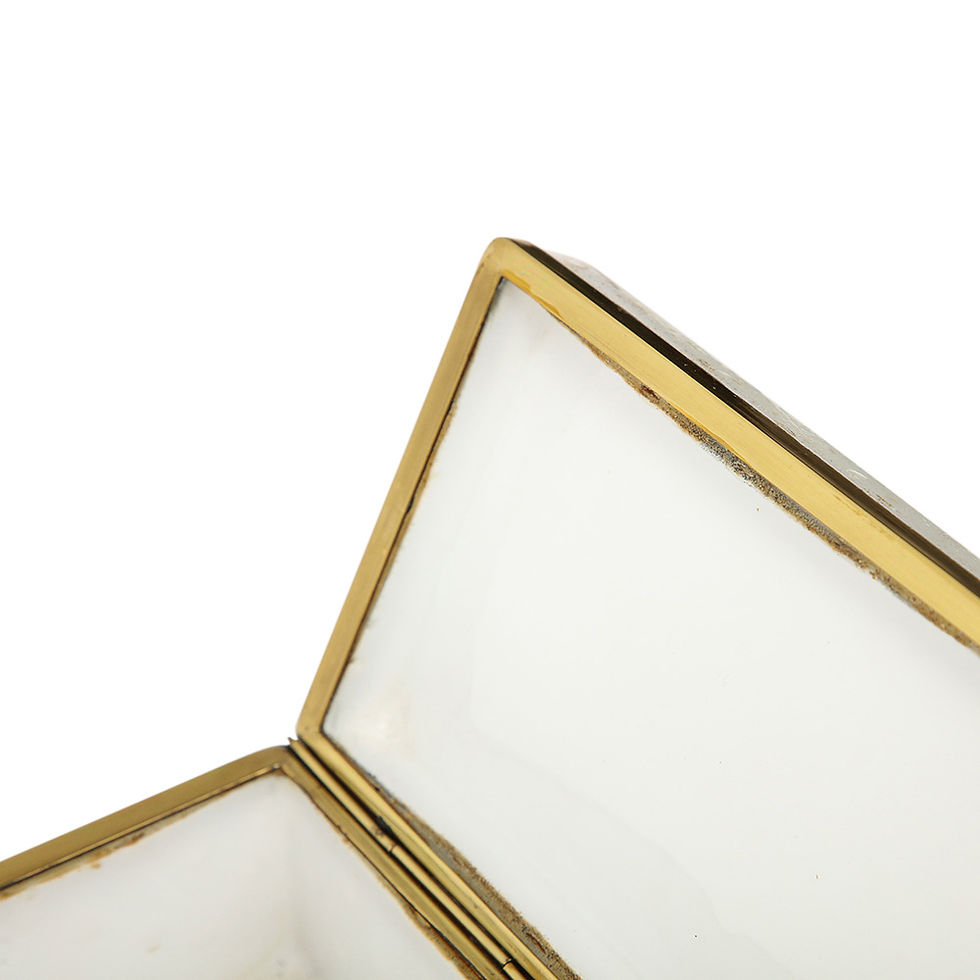 Thumbnail: Murano Glass Box by Barovier & Toso, Hinged, Gold Inclusions, Italy, 1960s