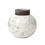 Thumbnail: Aldo Londi Bitossi Ball Vase, Ceramic, White, Brown, Signed