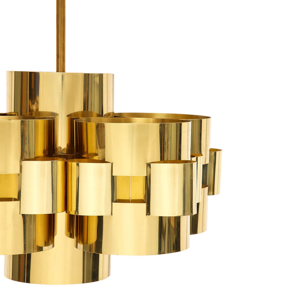 Thumbnail: C. Jere Brass Cloud Chandelier
