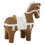 Thumbnail: Aldo Londi Bitossi Horse, Ceramic, Brown, White