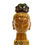 Thumbnail: Aldo Londi Bitossi Kwan Yin Buddha, Ceramic, Caramel Brown, Paisley