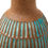 Thumbnail: Brent Bennett Lamp, Ceramic, Brown, Aqua Blue, Incised