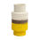 Thumbnail: Bitossi Vase, Ceramic, Yellow, White, Geometric