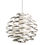 Thumbnail: Cyclone Chandelier, Aluminum, Chrome Bands