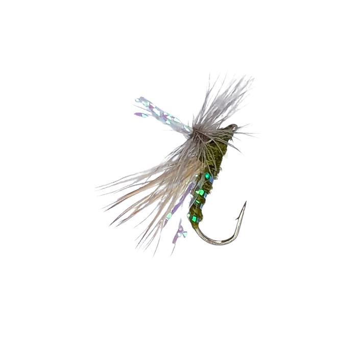 Olive Krystal Caddis