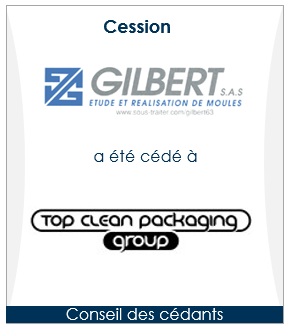 Cession - Fabrication de moules     métalliques pour l’injection plastique