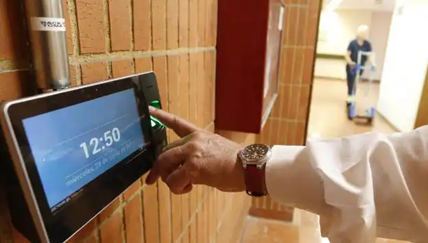 Reloj horario de trabajo