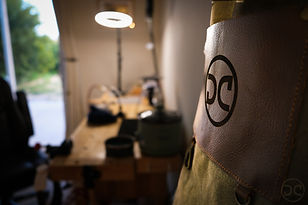 DC apron in front of cut and solder station.jpg