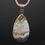 Thumbnail: Mexican Crazy Lace Agate Teardrop Copper Pendant