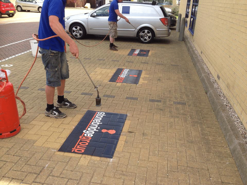 Thermoplastic Car Park Logos 