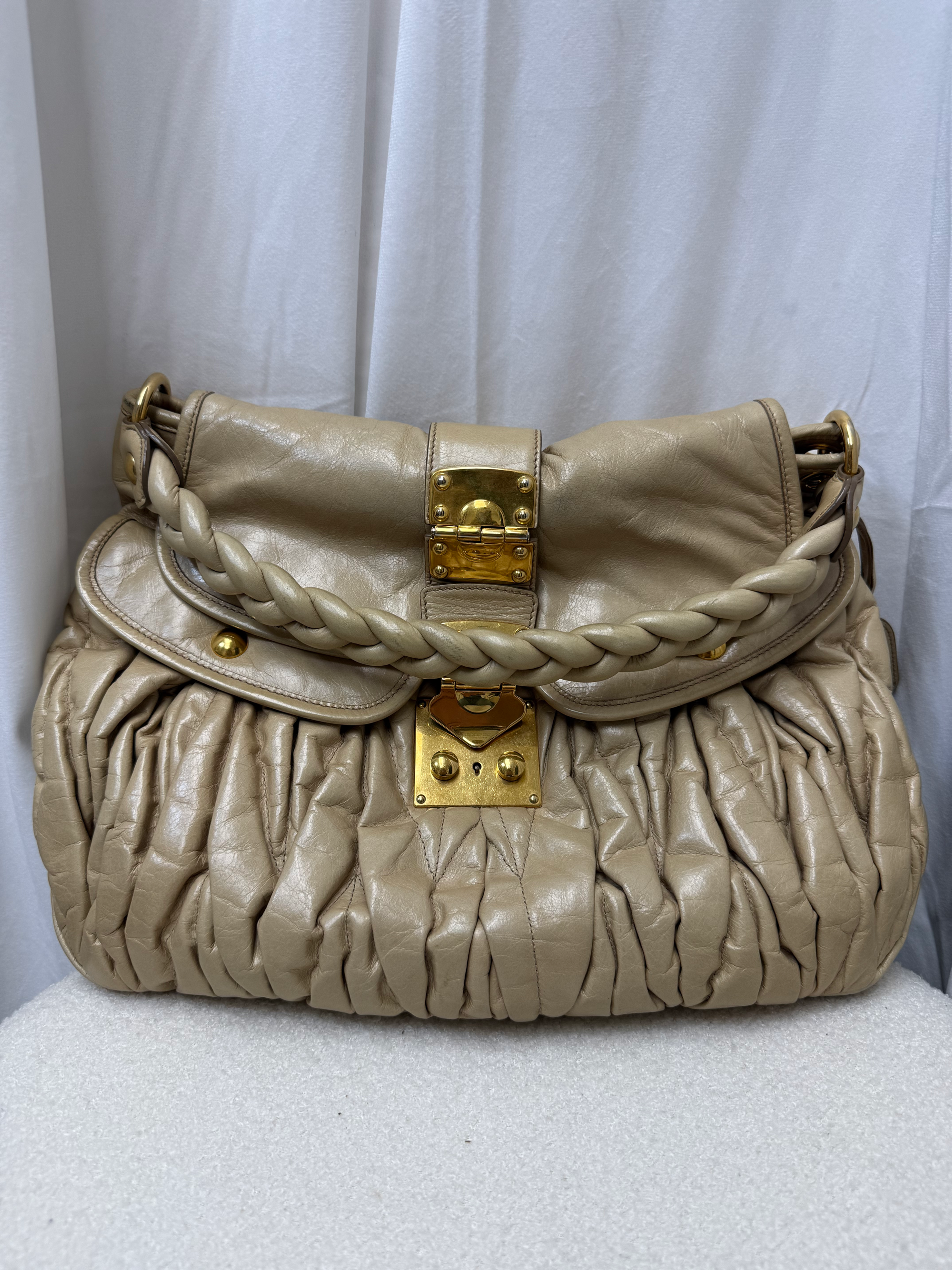 Miu Miu Calfskin Matelasse Lux