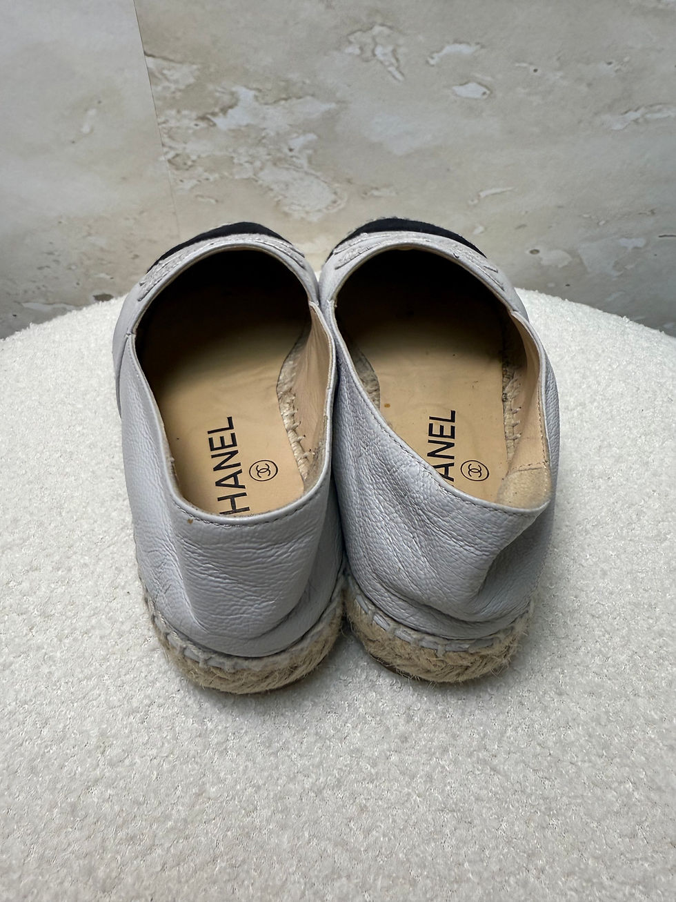 Thumbnail: Chanel Espadrilles Grey Sz 35