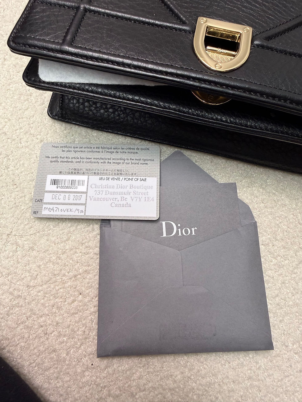 Thumbnail: Christian Dior Small Diorama Shoulder Bag