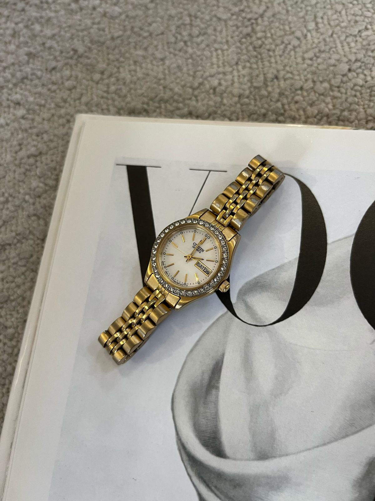 CITIZEN Quartz Watch with Crystal Accents