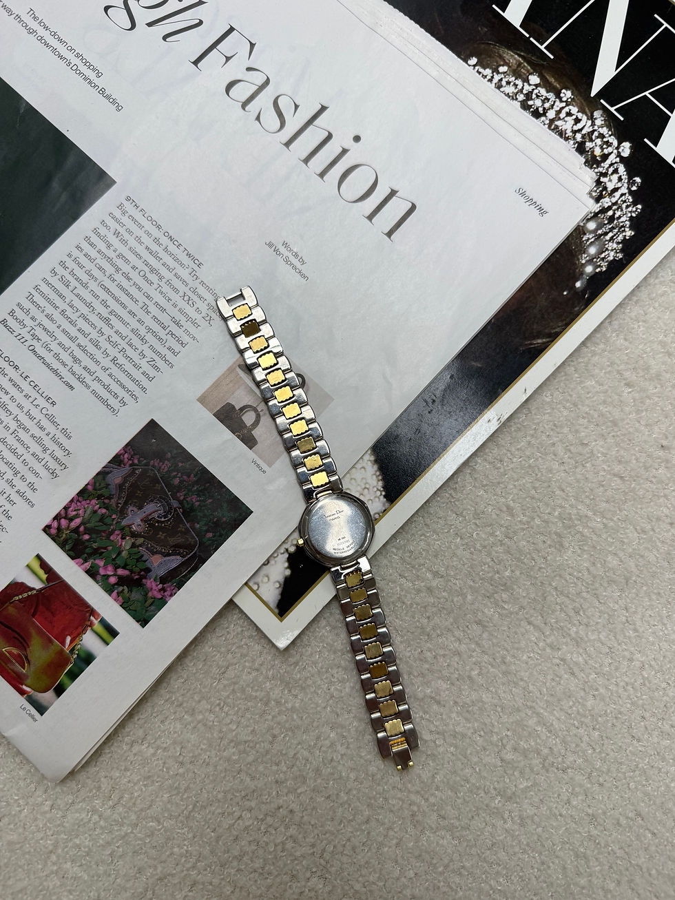 Thumbnail: Christian Dior Octagon Steel Two-Tone Watch