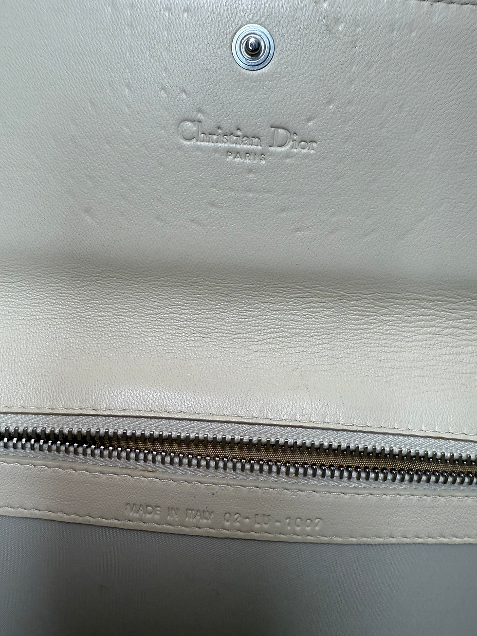 Thumbnail: Lady Dior Voyageur Wallet in Powder Beige Cannage Lambskin