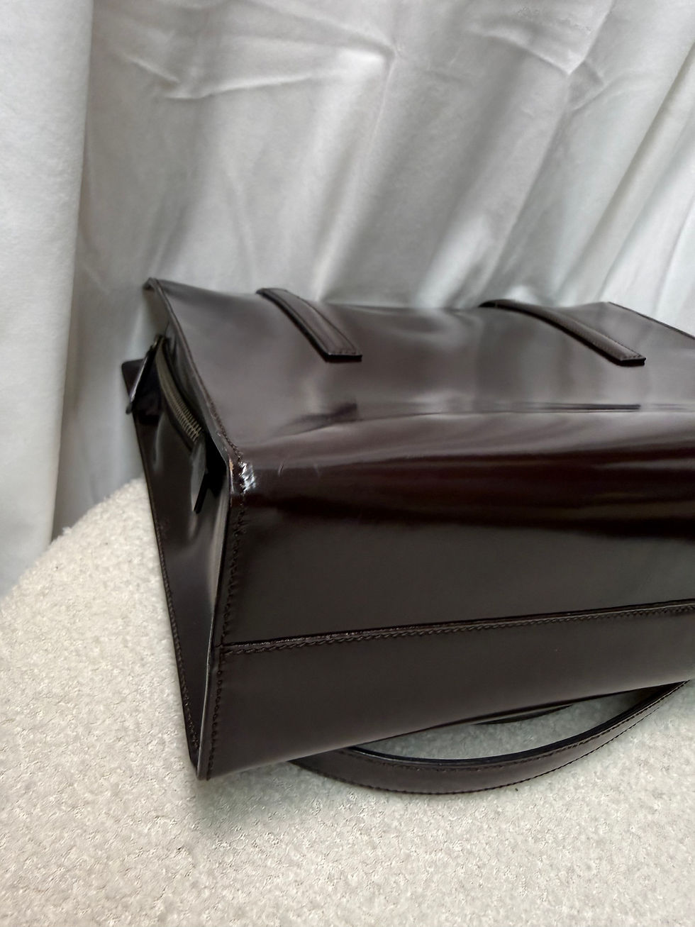 Thumbnail: Prada Re-Edition 1995 patent leather tote 