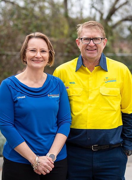 Leanne and Nigel Phillips - Electrical Sensations. Solar and Battery Installers in Toowoomba Queensland