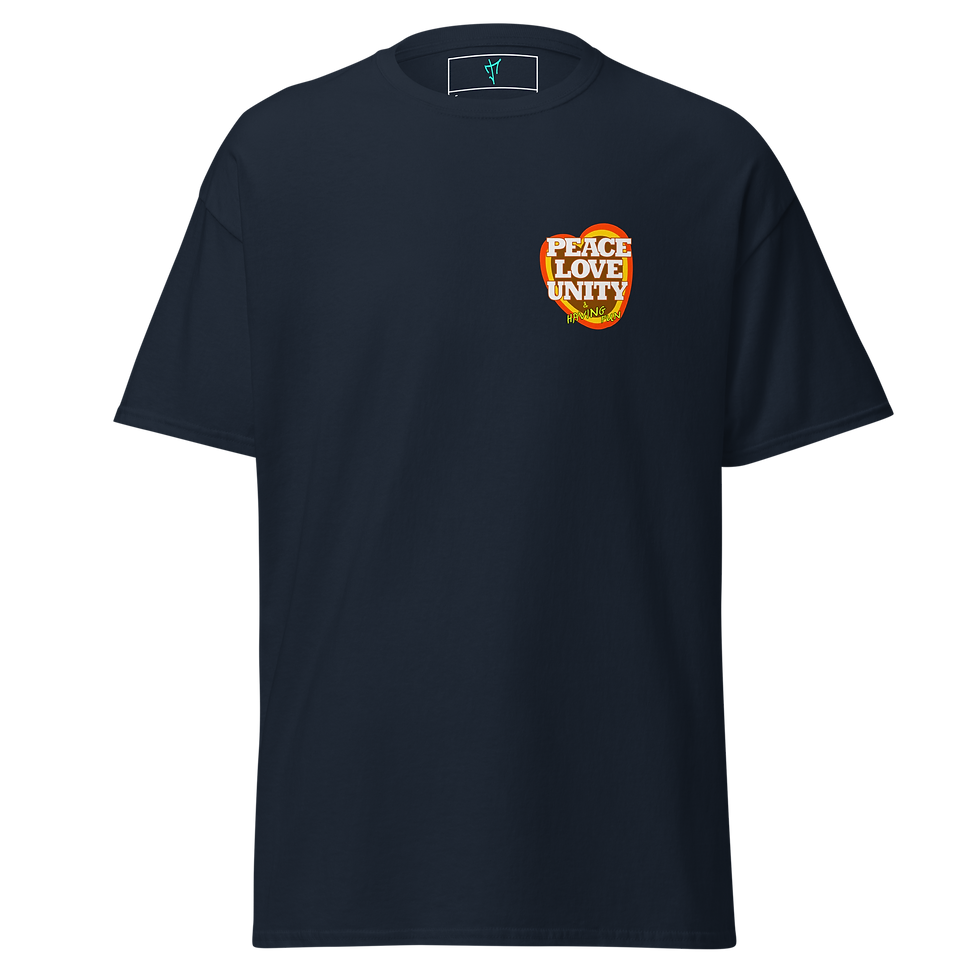 Thumbnail: PEACE LOVE UNITY AND HAVING FUN TEE