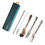 Thumbnail: Stainless Steel Eat&Drink Cutlery Set with Spoon/Fork/Knife/Straw/Brush