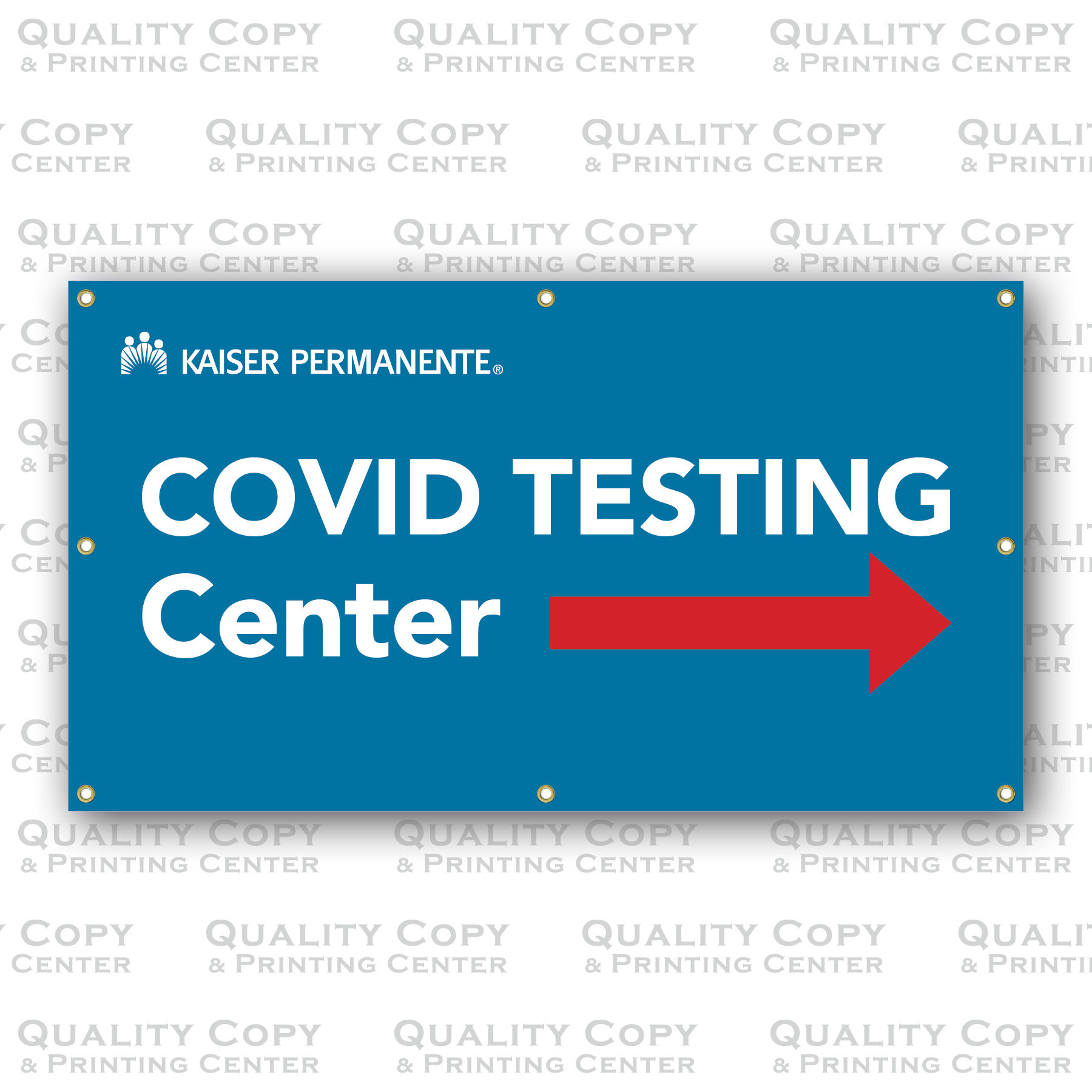 Covid Testing Center, Right Arrow