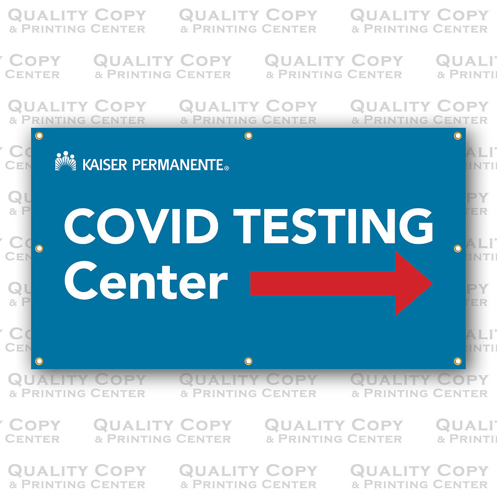Covid Testing Center, Right Arrow