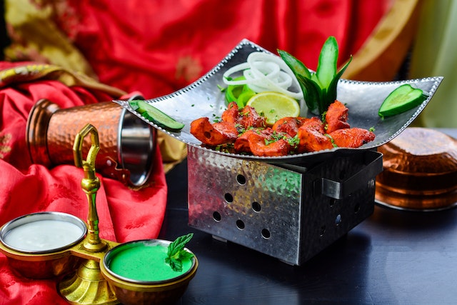 Arranged Food and Objects