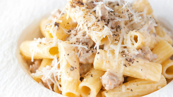 Creamy mushroom pasta