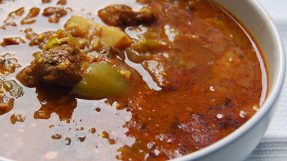 Potato Lamb Curry 