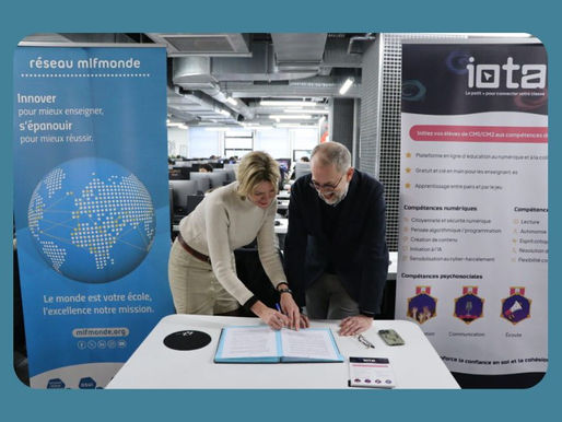 42 et le Réseau mlfmonde s’associent pour déployer IOTA dans cinq établissements français internationaux