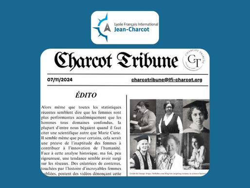 Les élèves du LFI Jean Charcot lancent leur journal numérique