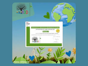 Le groupe scolaire Jacques Majorelle décroche le Label E3D – Niveau 2