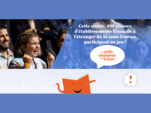 Première participation du réseau AEFE au grand jeu des Petits Champions de la lecture  