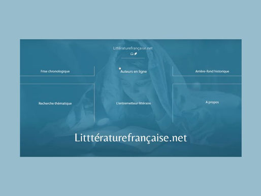 "Littératurefrançaise.net", un site pour découvrir la littérature française autrement