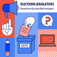 🗳 Législatives - 📢❗ Ouverture du vote électronique pour les Français de l'étranger