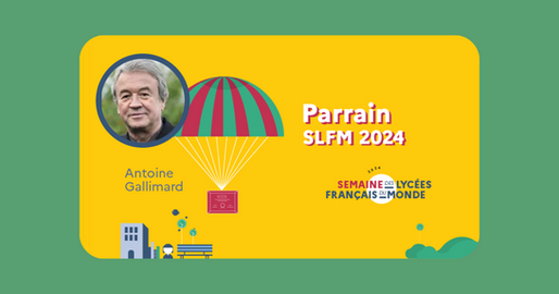 L'éditeur Antoine Gallimard, parrain de la Semaine des lycées français du monde 2024