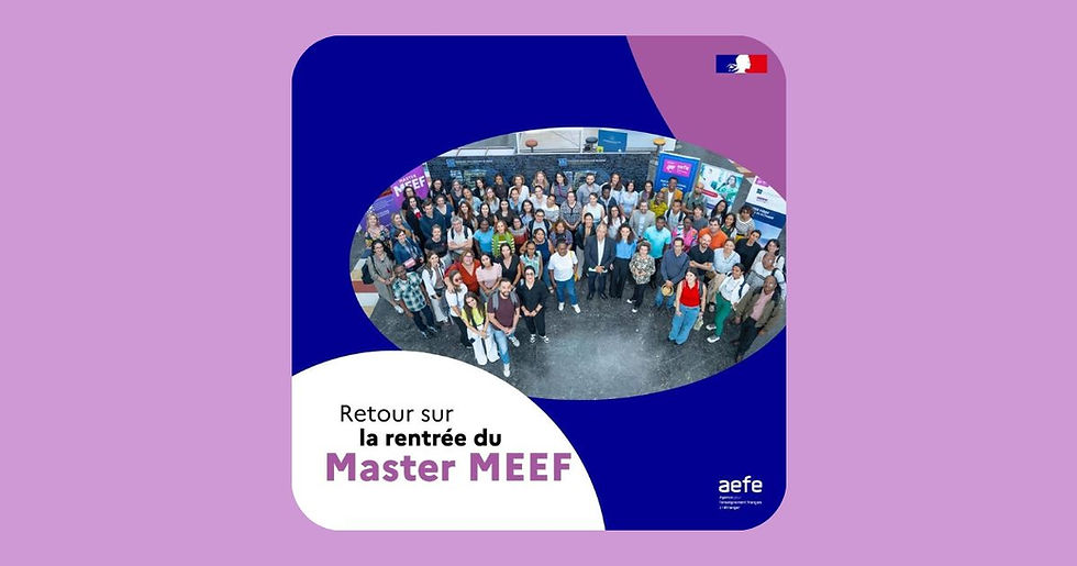 Retour sur la rentrée des enseignants MEEF EFE