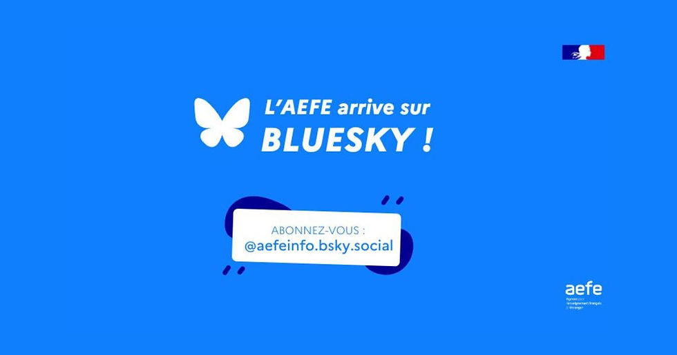 L'AEFE arrive sur le réseau Bluesky