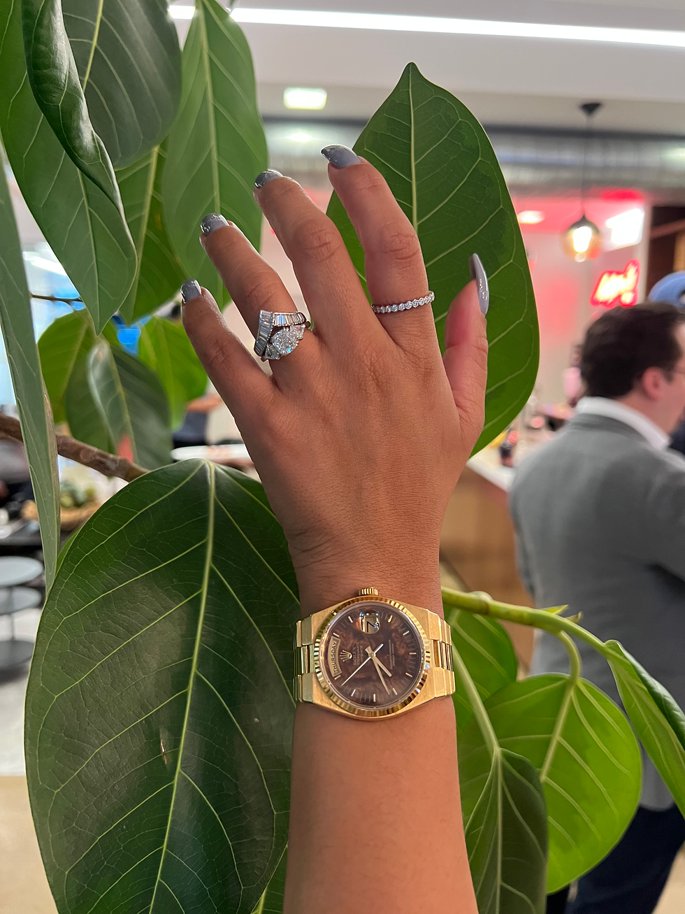 Wood Dial Rolex Oysterquartz Day-Date