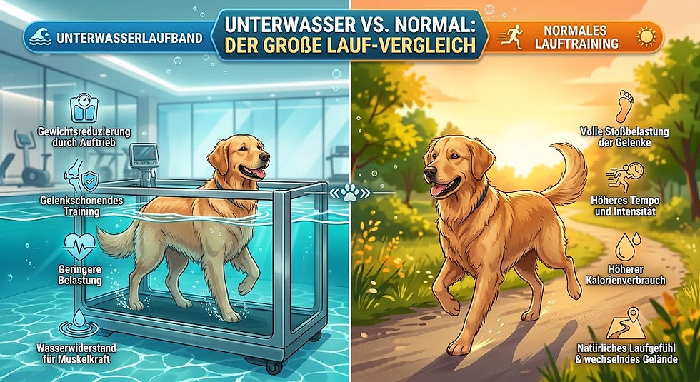 Unterwasserlaufband vs. normales Lauftraining: Was ist der Unterschied?