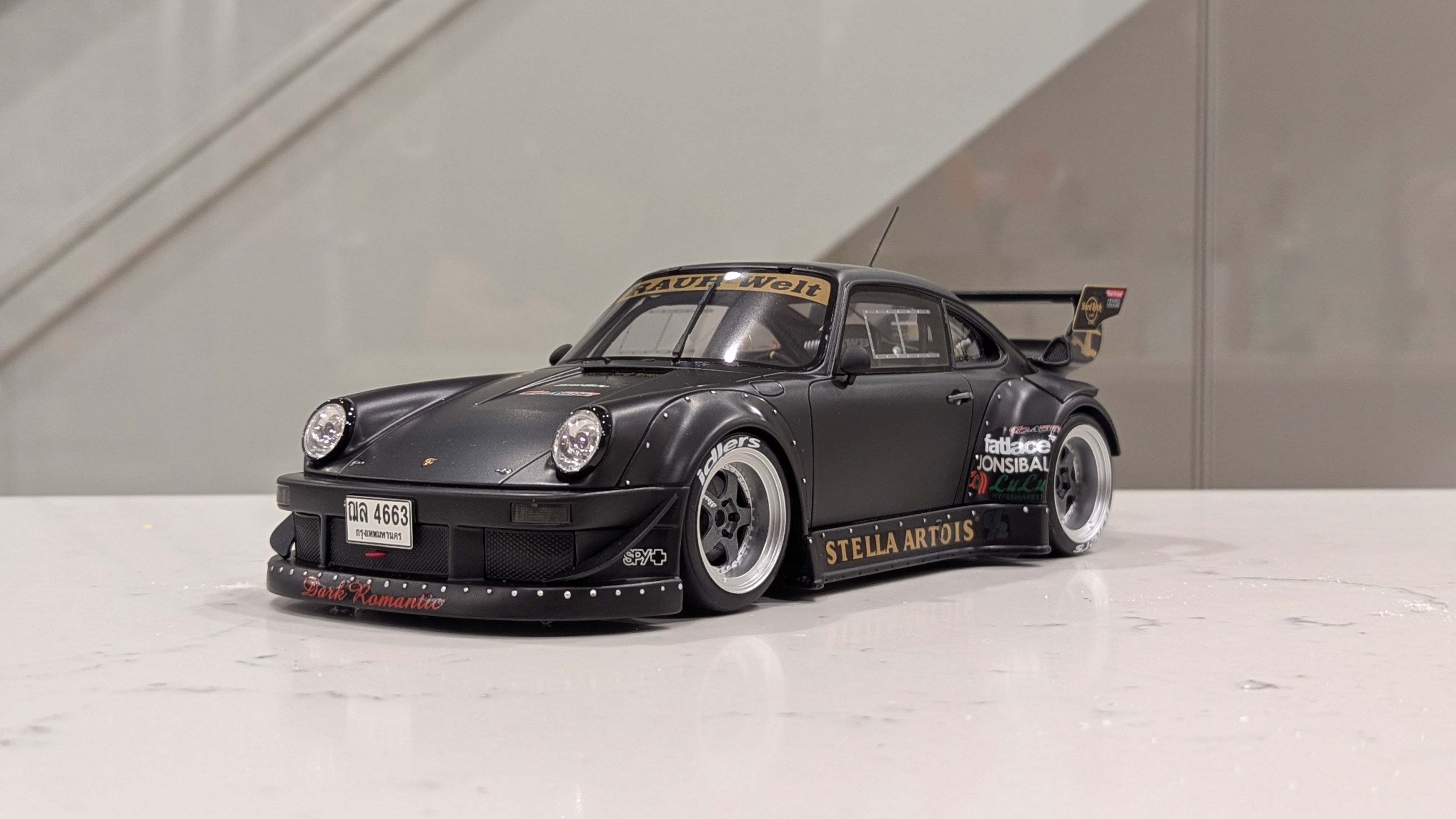 1/18 GT Spirit - RWB Porsche 911 (964) "Stella Artois" (Satin Black)