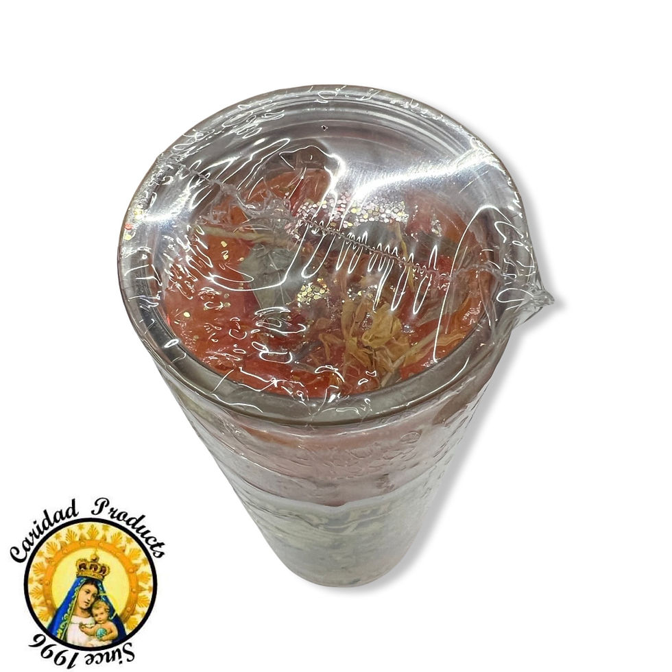 Miniatura: Money Flower Candle (PREPARED CARIDAD PRODUCT)