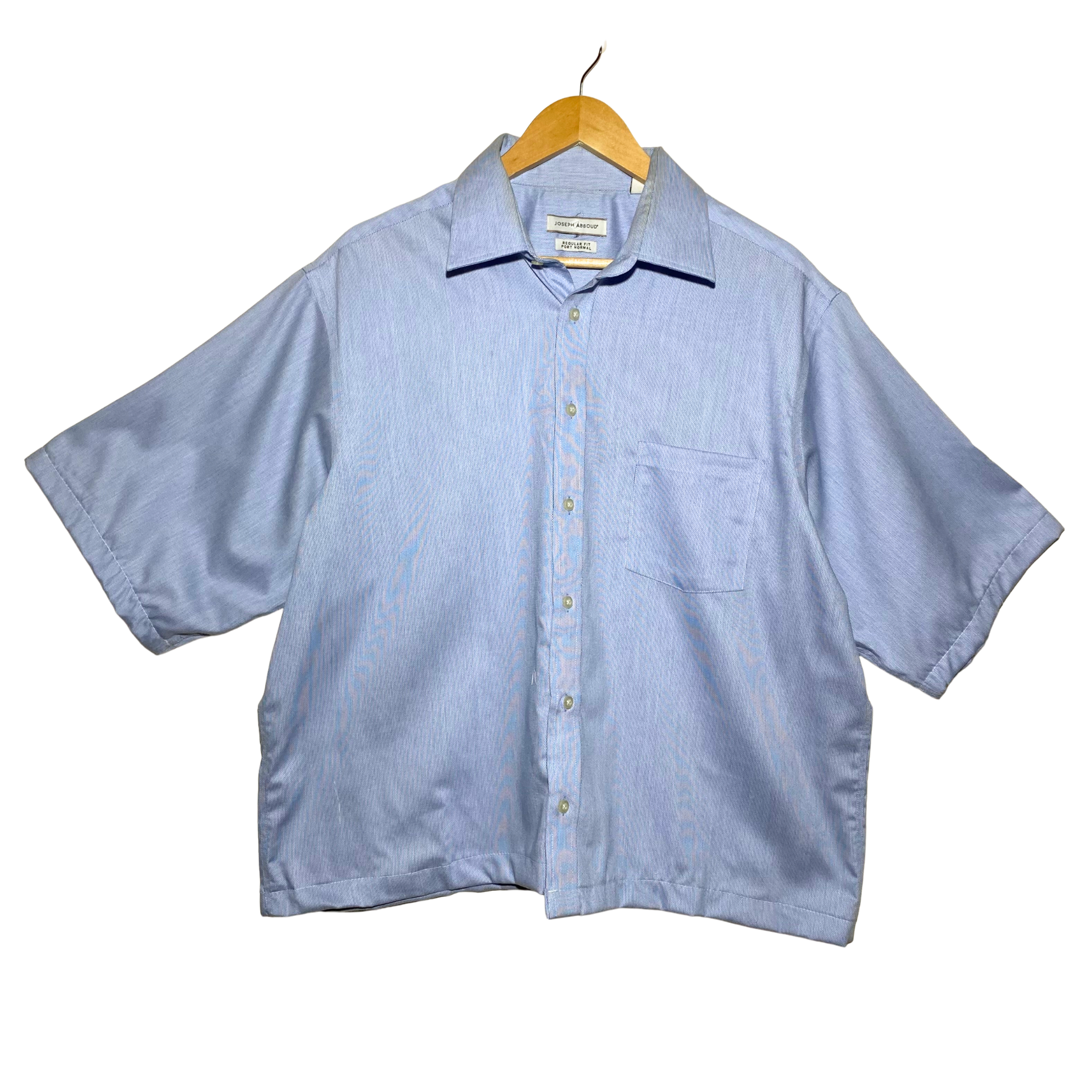 Joseph Powder Blue Polo Crop